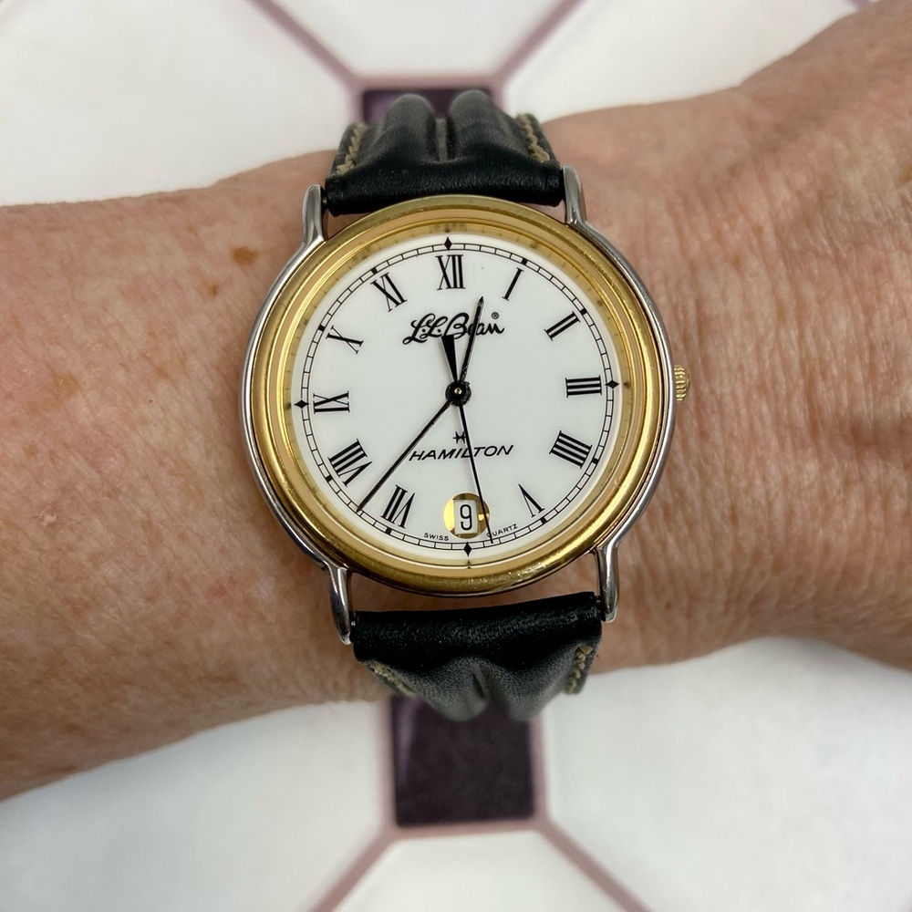 Vintage Hamilton x LL Bean Swiss Quartz Two-tone Men’s / Unisex Watch 8982 - Picture 7 of 16